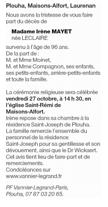 Image Annonce nécrologique