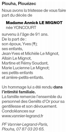 Image Annonce nécrologique