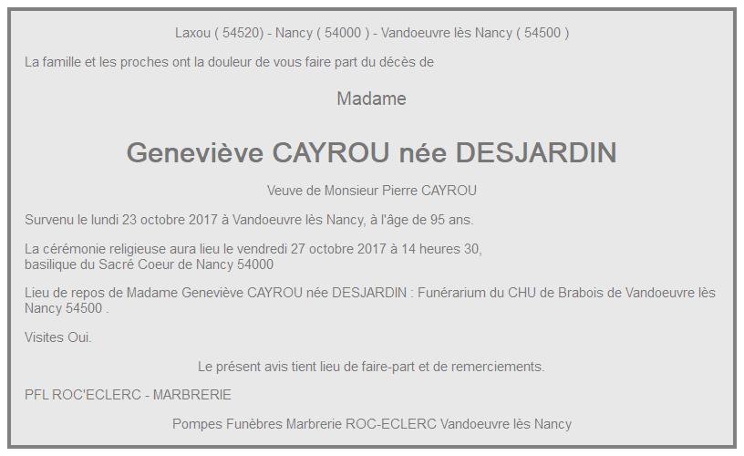 Image Annonce nécrologique