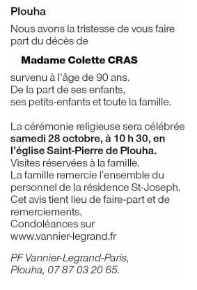 Image Annonce nécrologique