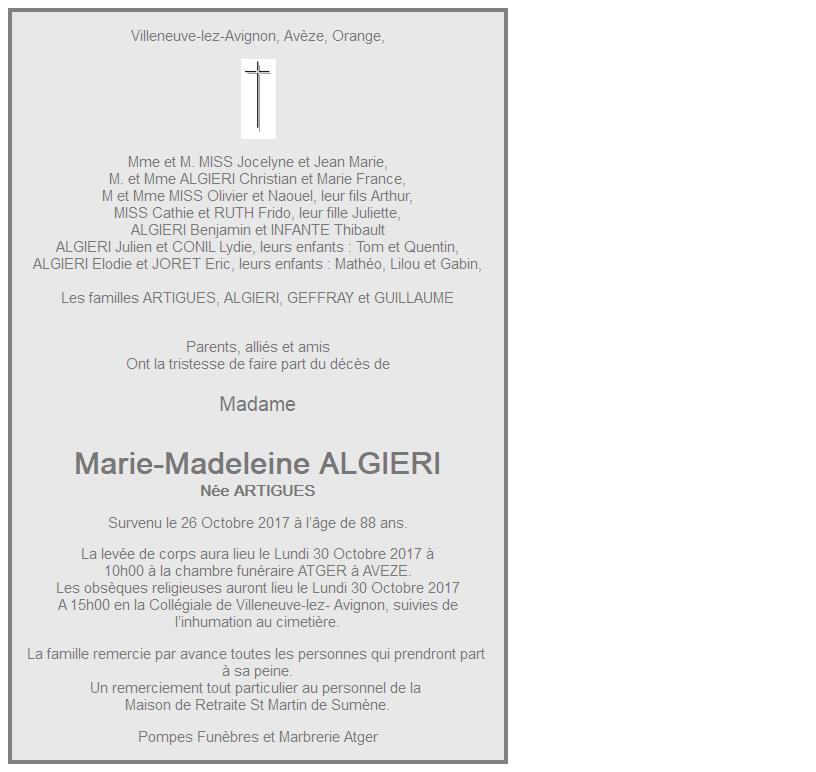 Image Annonce nécrologique