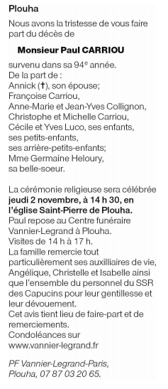 Image Annonce nécrologique