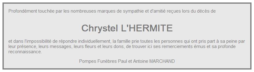 Image Remerciement CHRYSTEL