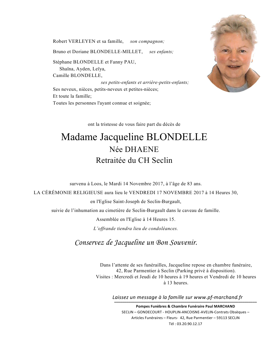Image Pour voir le faire-part de Jacqueline CLIQUEZ-ICI