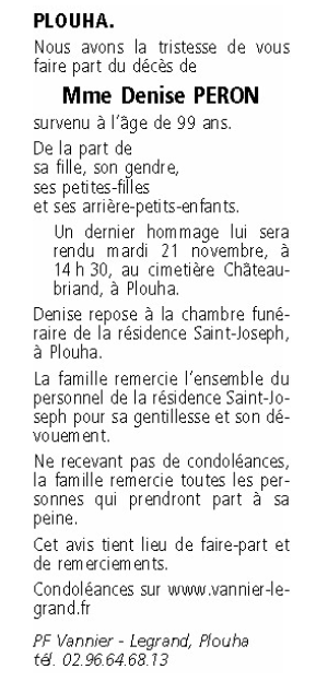 Image Annonce nécrologique