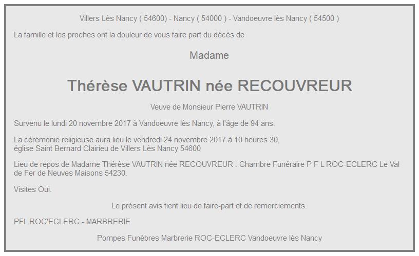 Image Annonce nécrologique