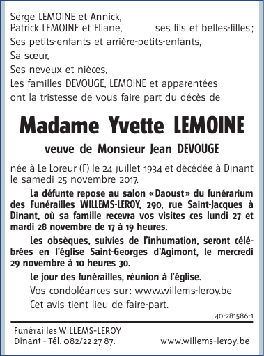 Image Annonce nécrologique