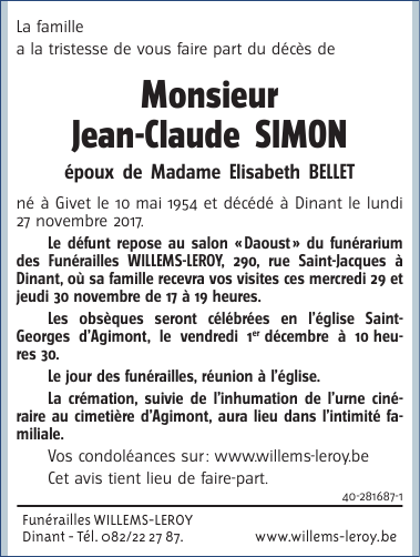 Image Annonce nécrologique