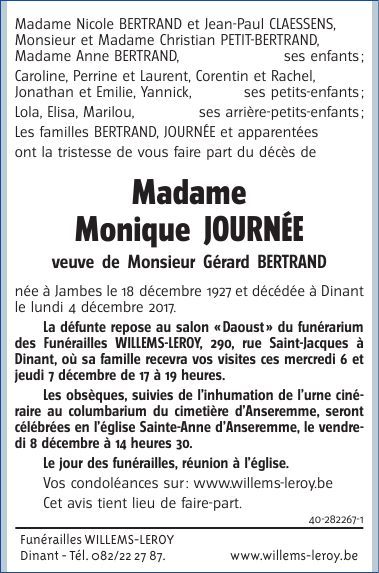 Image Annonce nécrologique