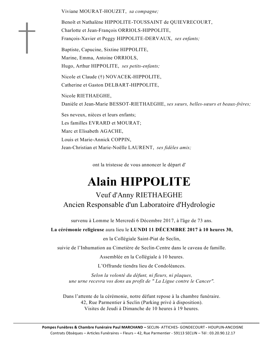 Image Pour voir le faire-part d'Alain CLIQUEZ-ICI