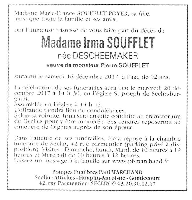 Image Pour voir le faire-part d'Irma CLIQUEZ-ICI
