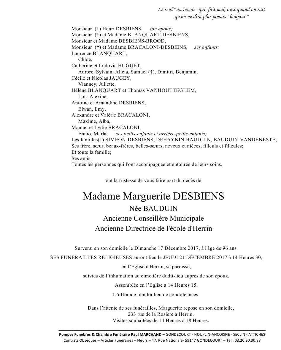 Image Pour voir le faire-part de Marguerite CLIQUEZ-ICI