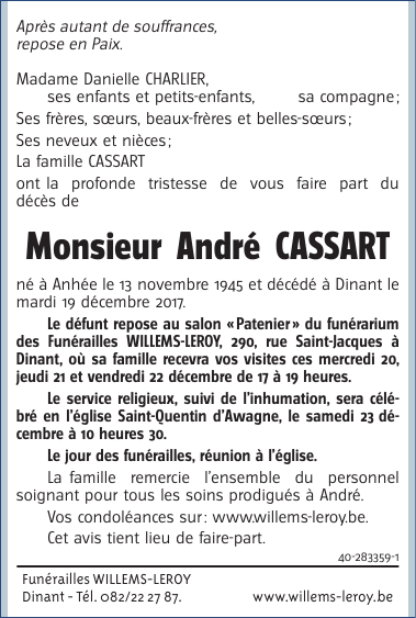 Image Annonce nécrologique