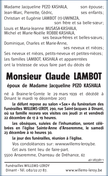 Image Annonce nécrologique
