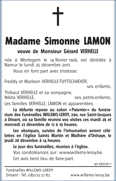 Image Annonce nécrologique