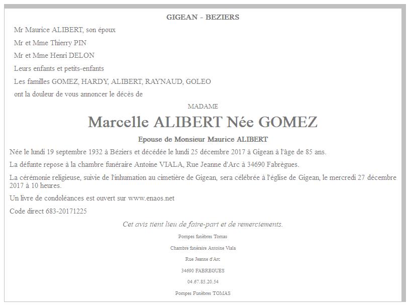 Image Annonce nécrologique
