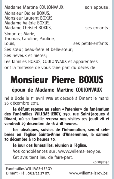 Image Annonce nécrologique