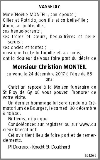 Image Annonce nécrologique