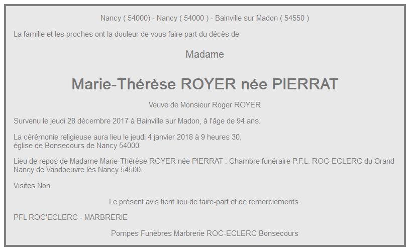 Image Annonce nécrologique