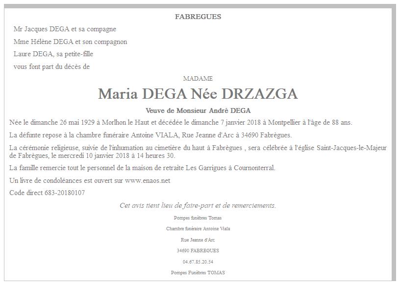 Image Annonce nécrologique