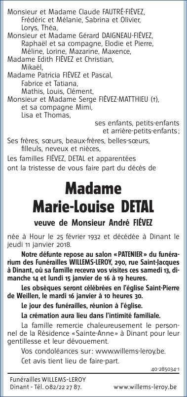 Image Annonce nécrologique