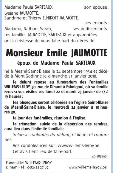 Image Annonce nécrologique