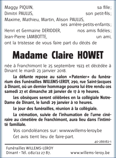 Image Annonce nécrologique