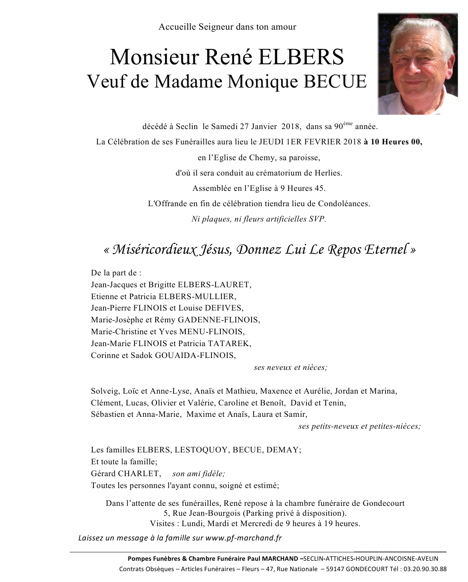 Image Pour voir le faire-part de René CLIQUEZ-ICI