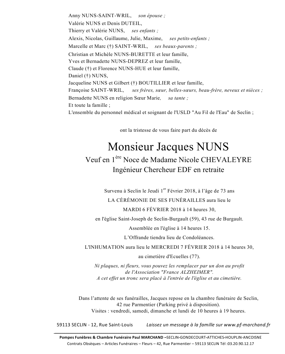 Image Pour voir le faire-part de Jacques CLIQUEZ-ICI