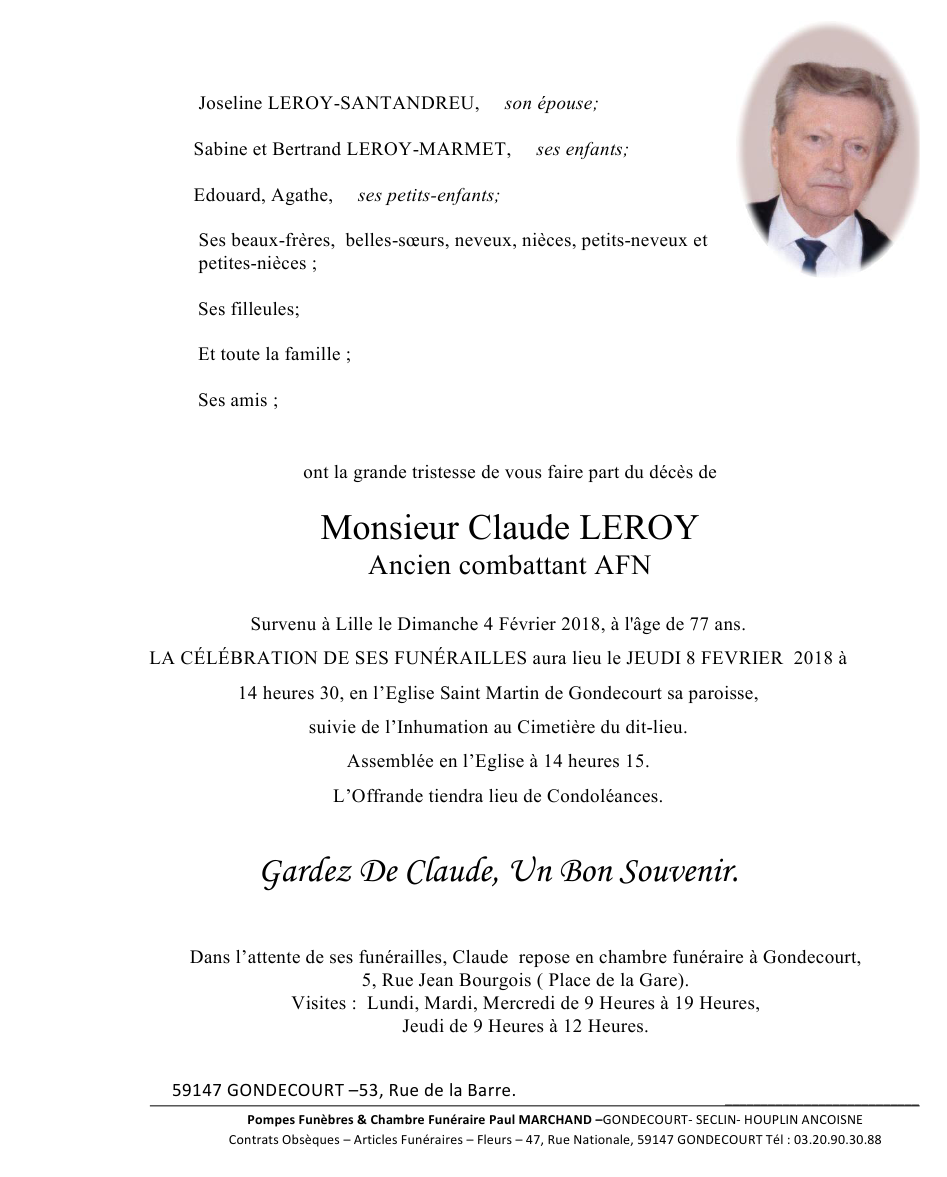 Image Pour voir le faire-part de Claude CLIQUEZ-ICI