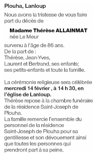 Image Annonce nécrologique