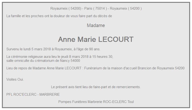 Image Annonce nécrologique