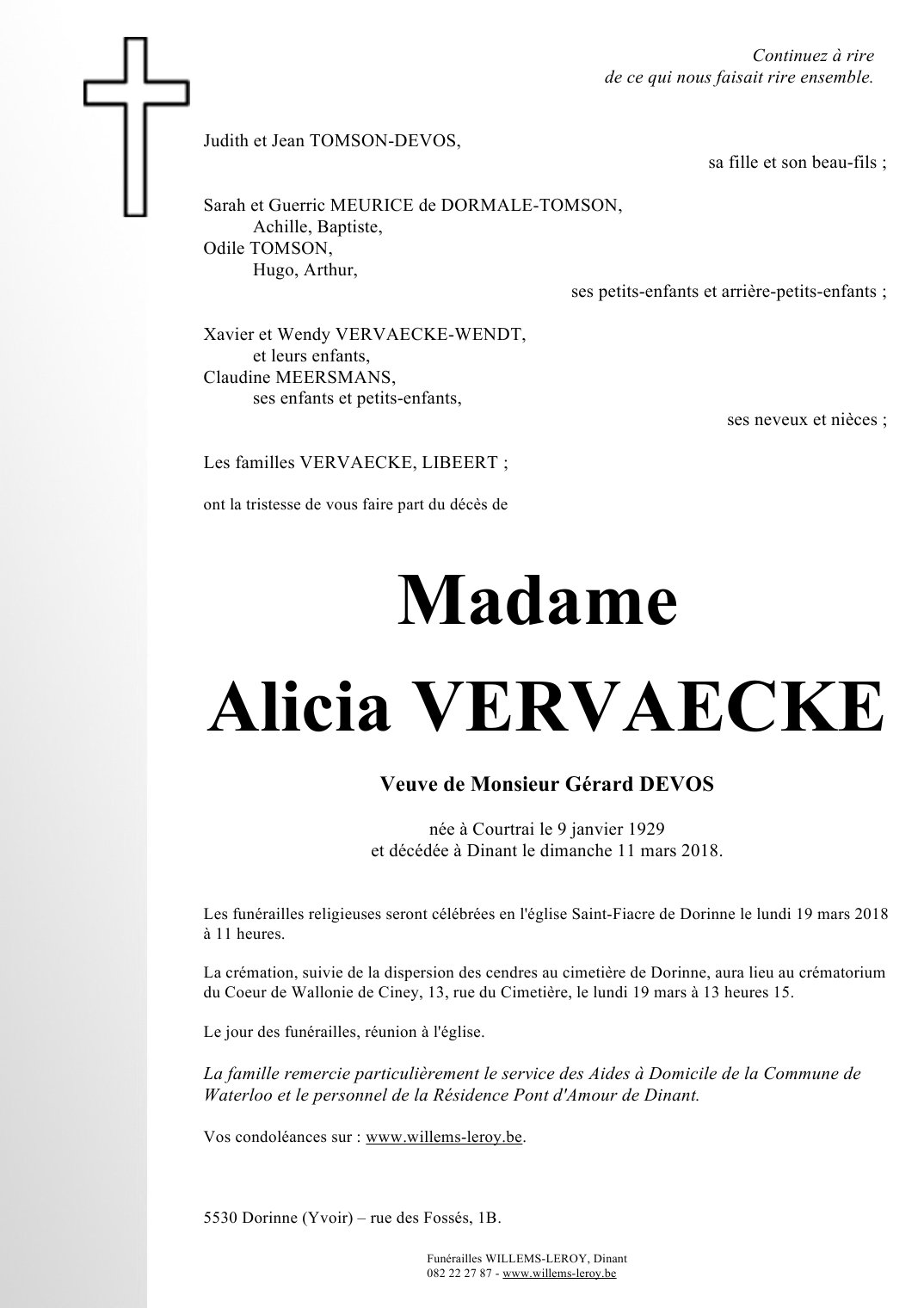 Image Annonce nécrologique