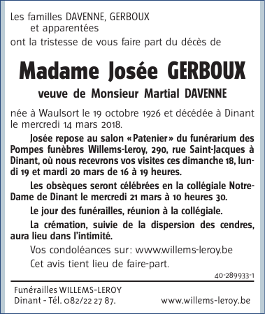 Image Annonce nécrologique