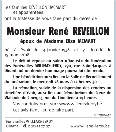 Image Annonce nécrologique