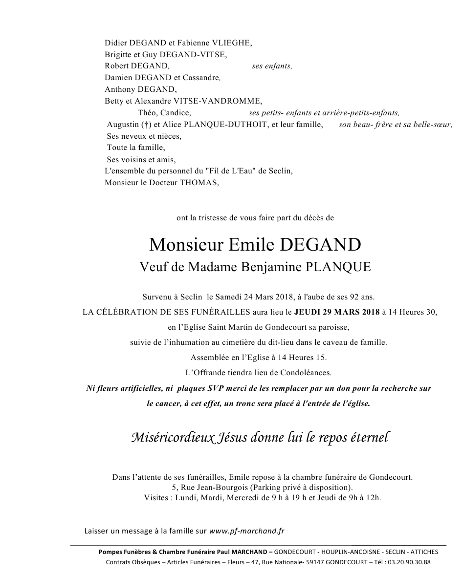 Image Pour voir le faire-part d'Emile CLIQUEZ-ICI