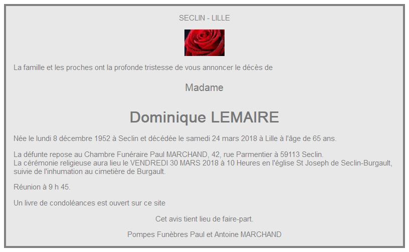 Image Pour voir le faire-part de Dominique CLIQUEZ-ICI