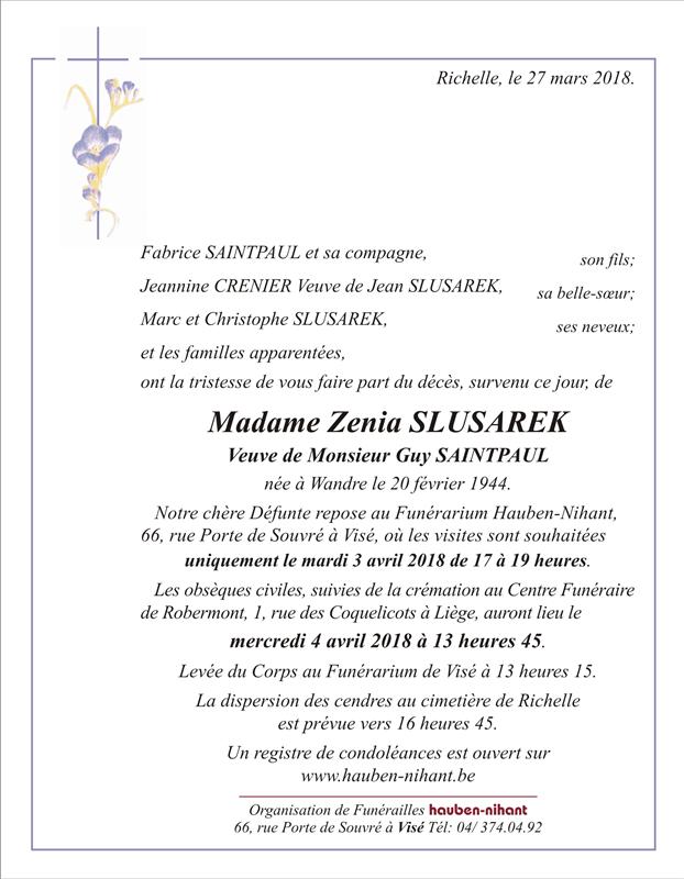 Image Annonce nécrologique