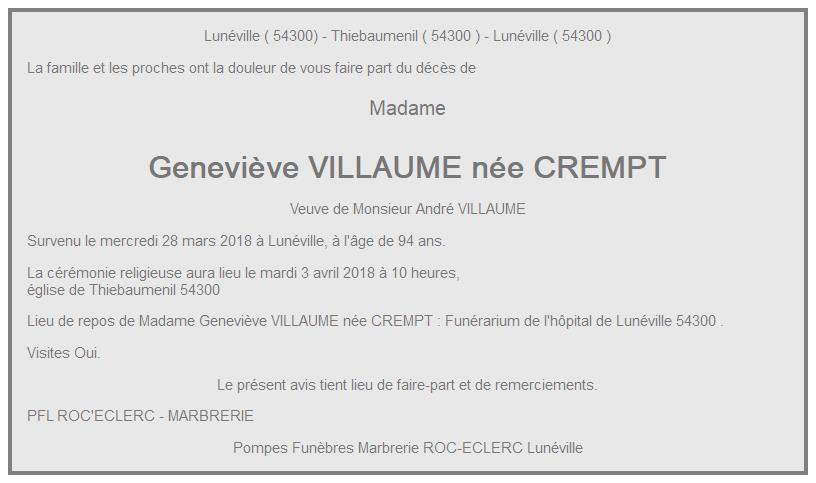 Image Annonce nécrologique