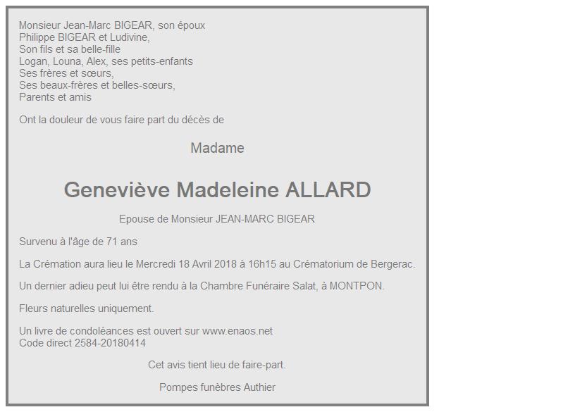 Image Annonce nécrologique