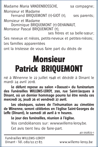 Image Annonce nécrologique