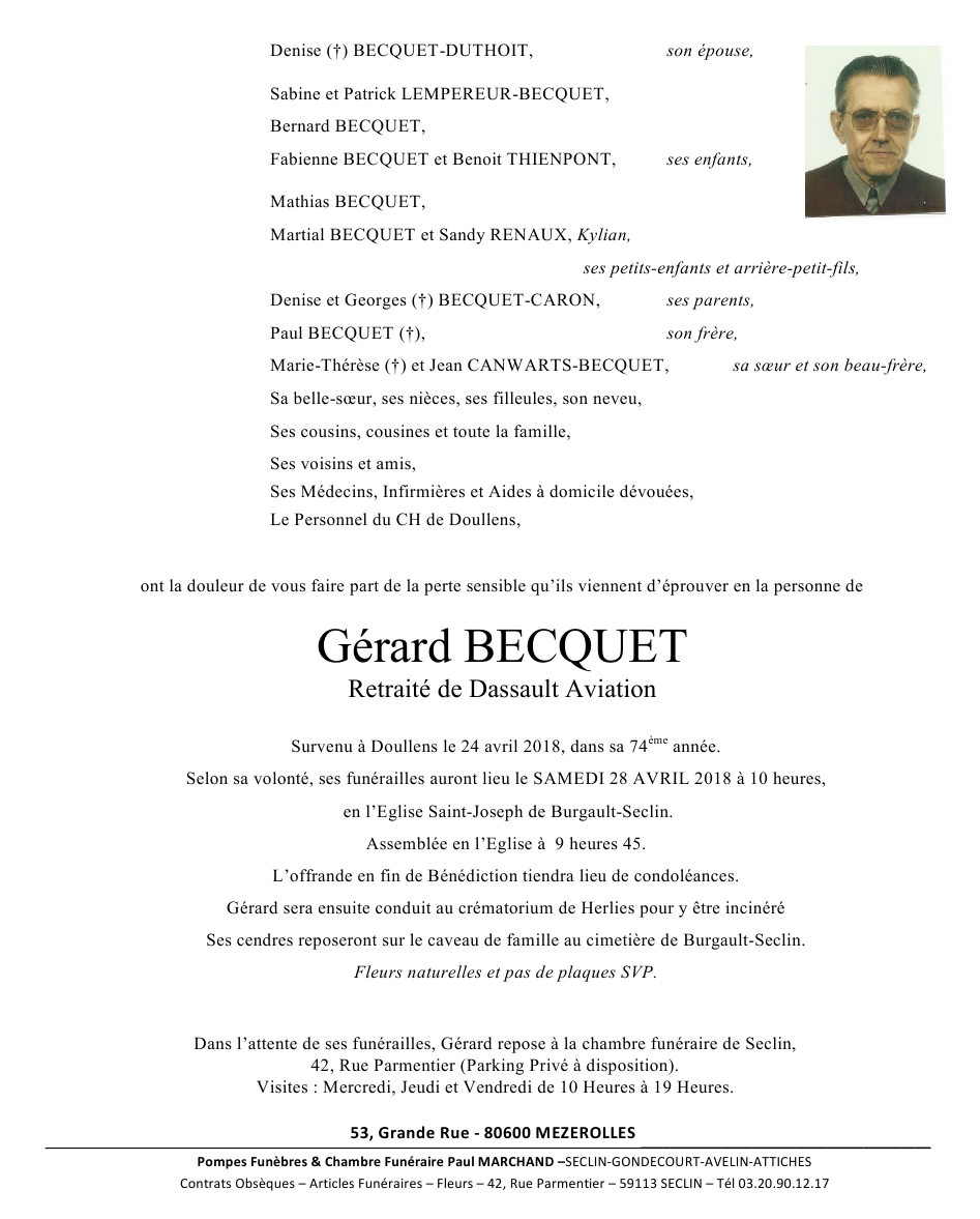 Image Pour voir le faire-part de Gérard CLIQUEZ-ICI