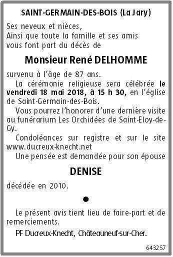 Image Annonce nécrologique