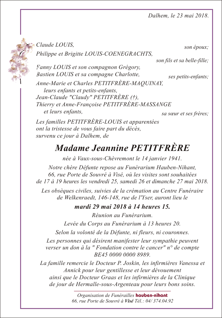 Image Annonce nécrologique