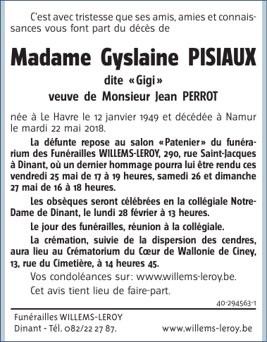 Image Annonce nécrologique