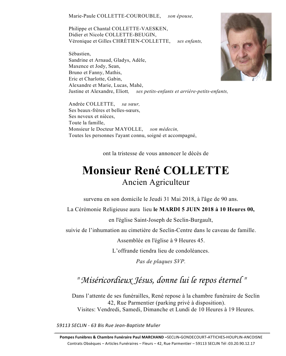 Image Pour voir le faire-part de René CLIQUEZ-ICI