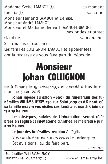 Image Annonce nécrologique
