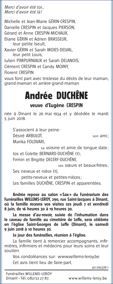 Image Annonce nécrologique