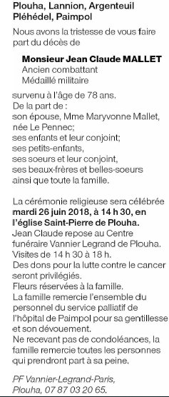 Image Annonce nécrologique