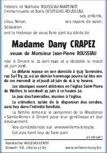 Image Annonce nécrologique